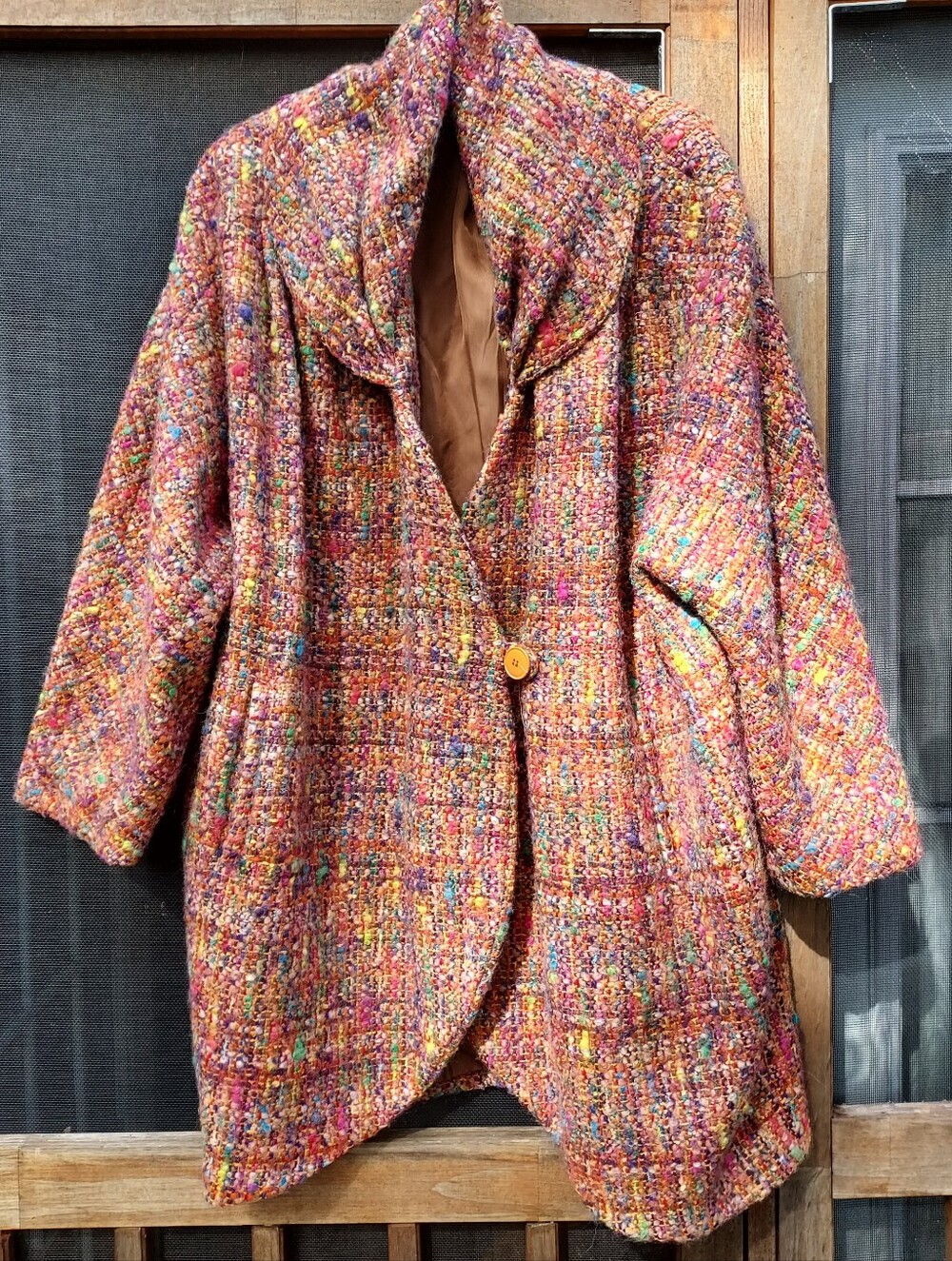 Missoni Donna Colorful Cocoon Coat 2X?